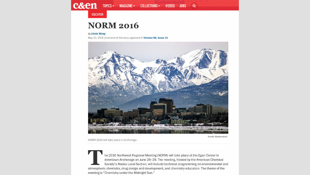 NORM 2016 cover